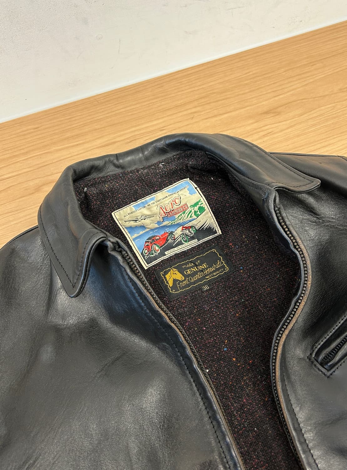 에어로레더 홀스하이드 하프벨트 상품이미지10