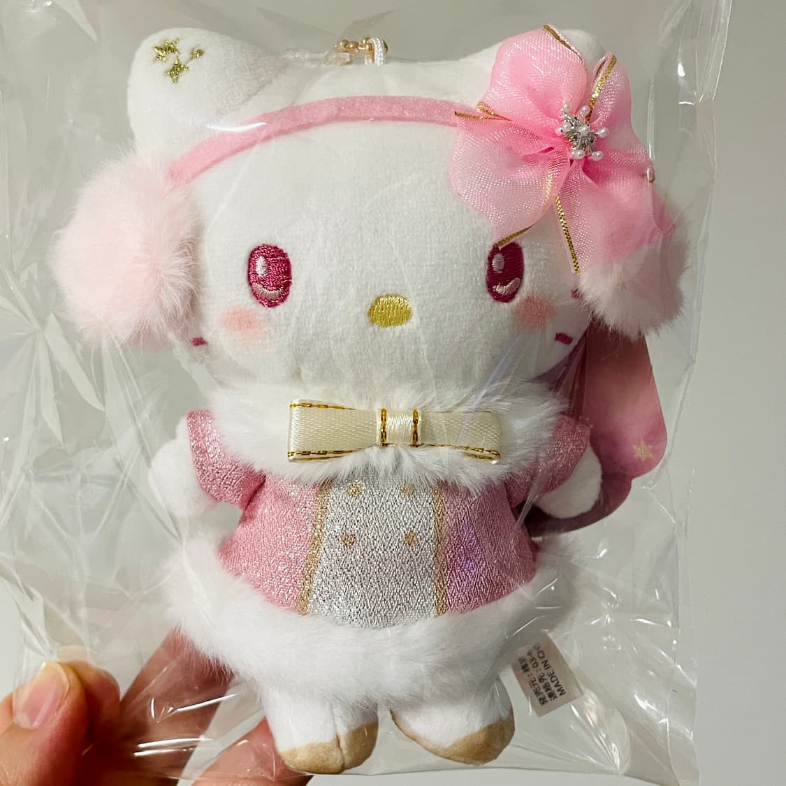 헬로키티 스노우 핀타지 마스코트 키링 상품이미지1