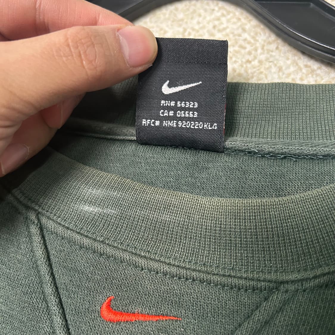 (XL) 90s 나이키 마이애미 딥그린 맨투맨  상품이미지6