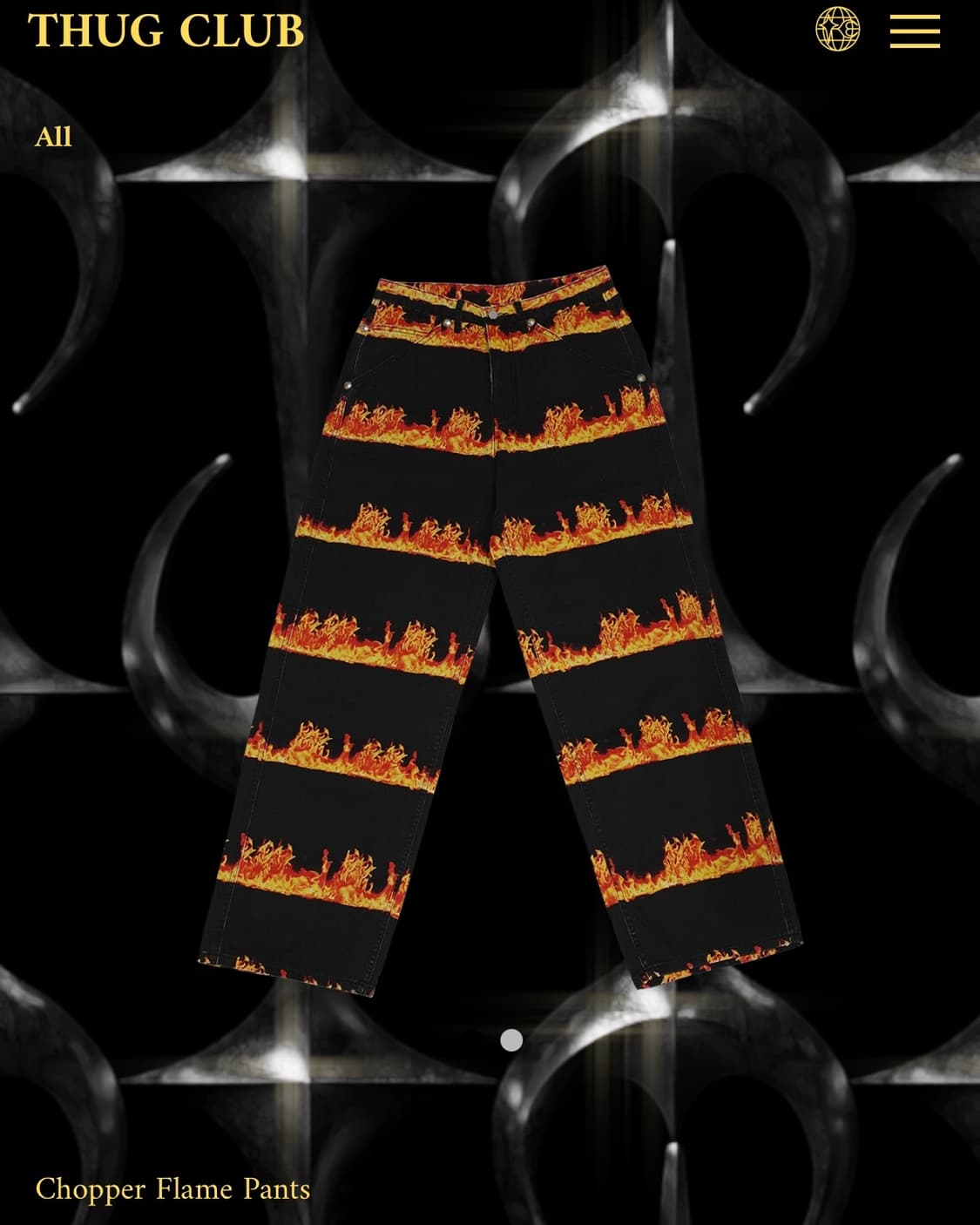 [새상품] 떠그클럽 쵸퍼 플레임 셋업 상품이미지5