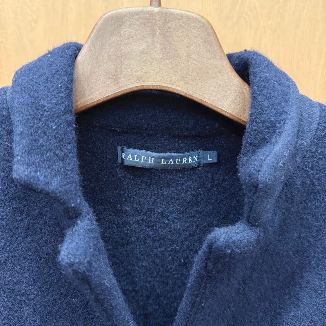 폴로 랄프로렌 울 테일러드 자켓 스탠드 카라 디테일 슬림핏 네이비 상품이미지6