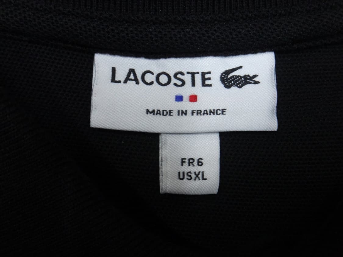 (100) 라코스테 프랑스 남성 PK 반팔 카라티 블랙 상품이미지6