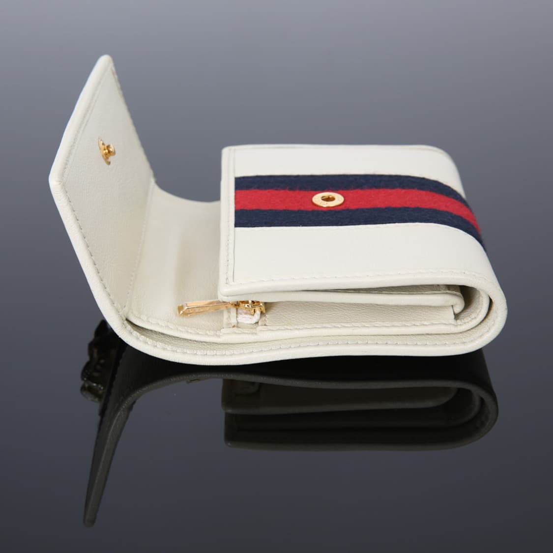 구찌 라자 타이거 지갑 화이트 삼선 반지갑 573794 상품이미지7