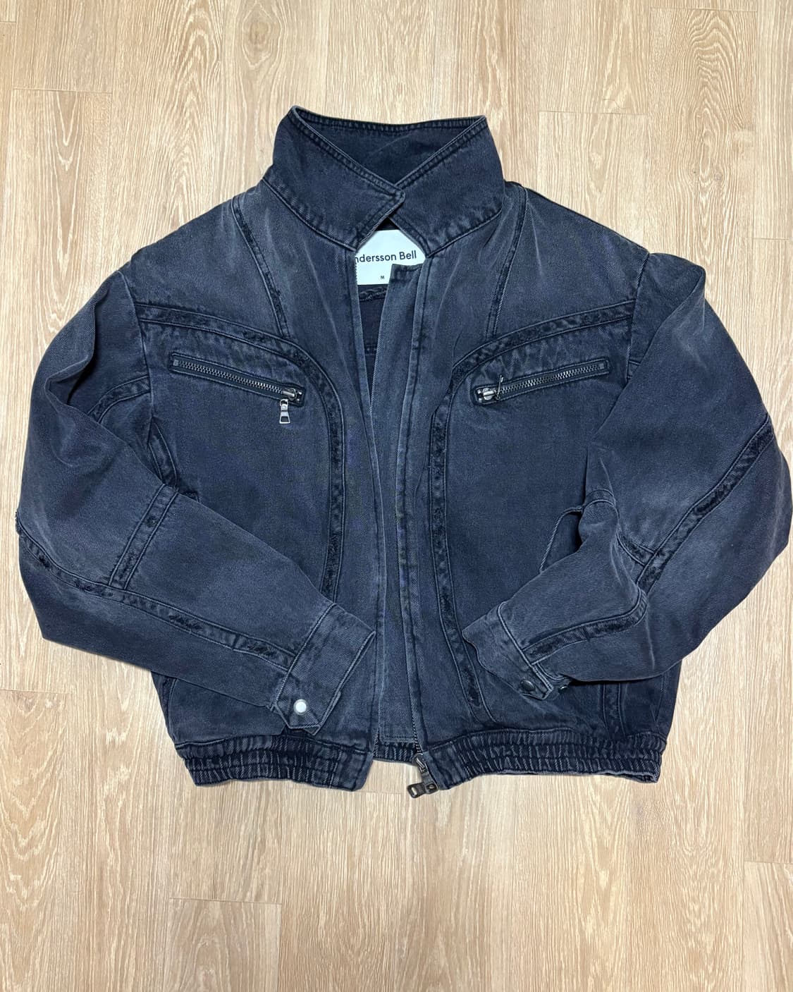 앤더슨벨 포인트 데님 자켓 상품이미지7