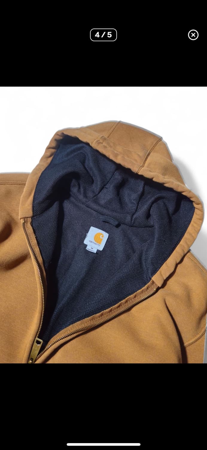 칼하트 써멀라이너 후드집업 브라운 상품이미지4