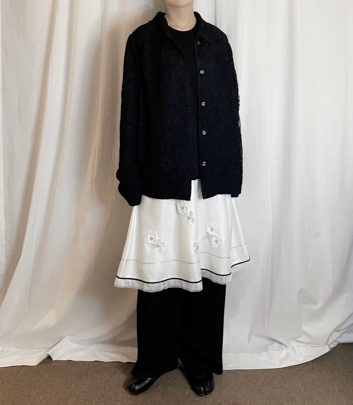 Reversible Textured Jacket - Black 상품이미지2