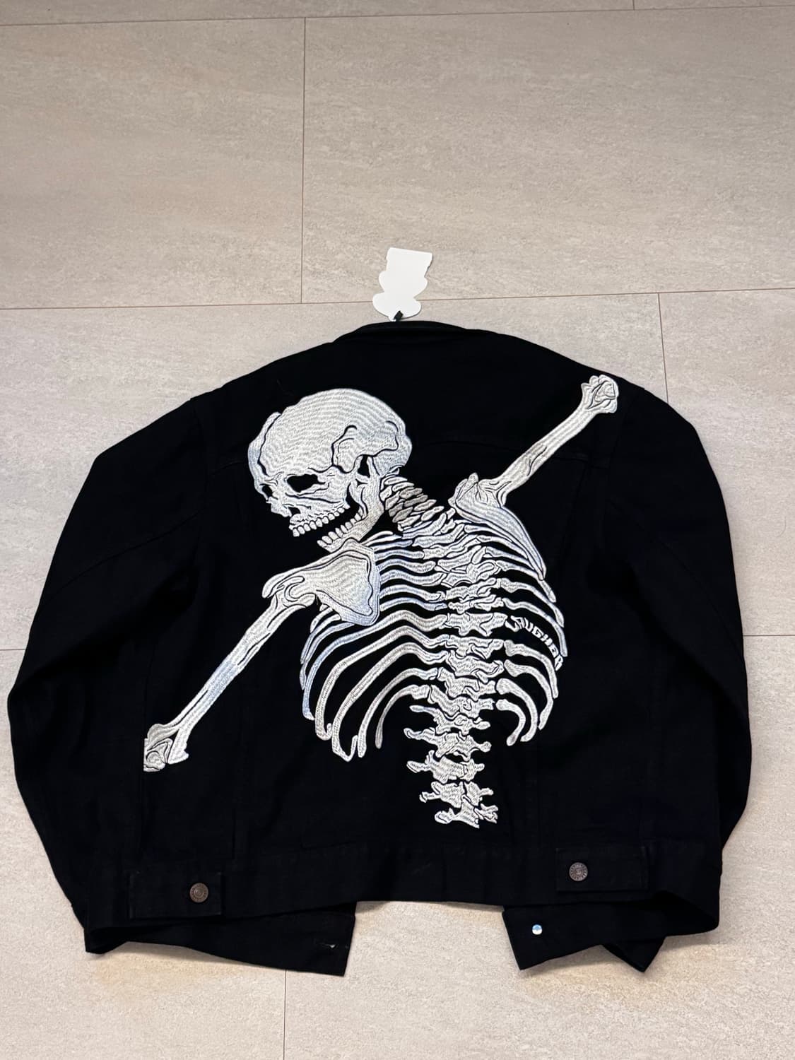 라퍼 스켈레톤 데님 자켓 m 상품이미지1