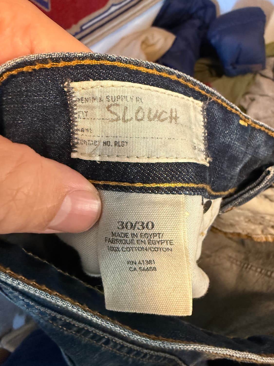 데님앤서플라이 랄프로렌 SLOUGH 스트레이트 진 (30/30) 상품이미지7