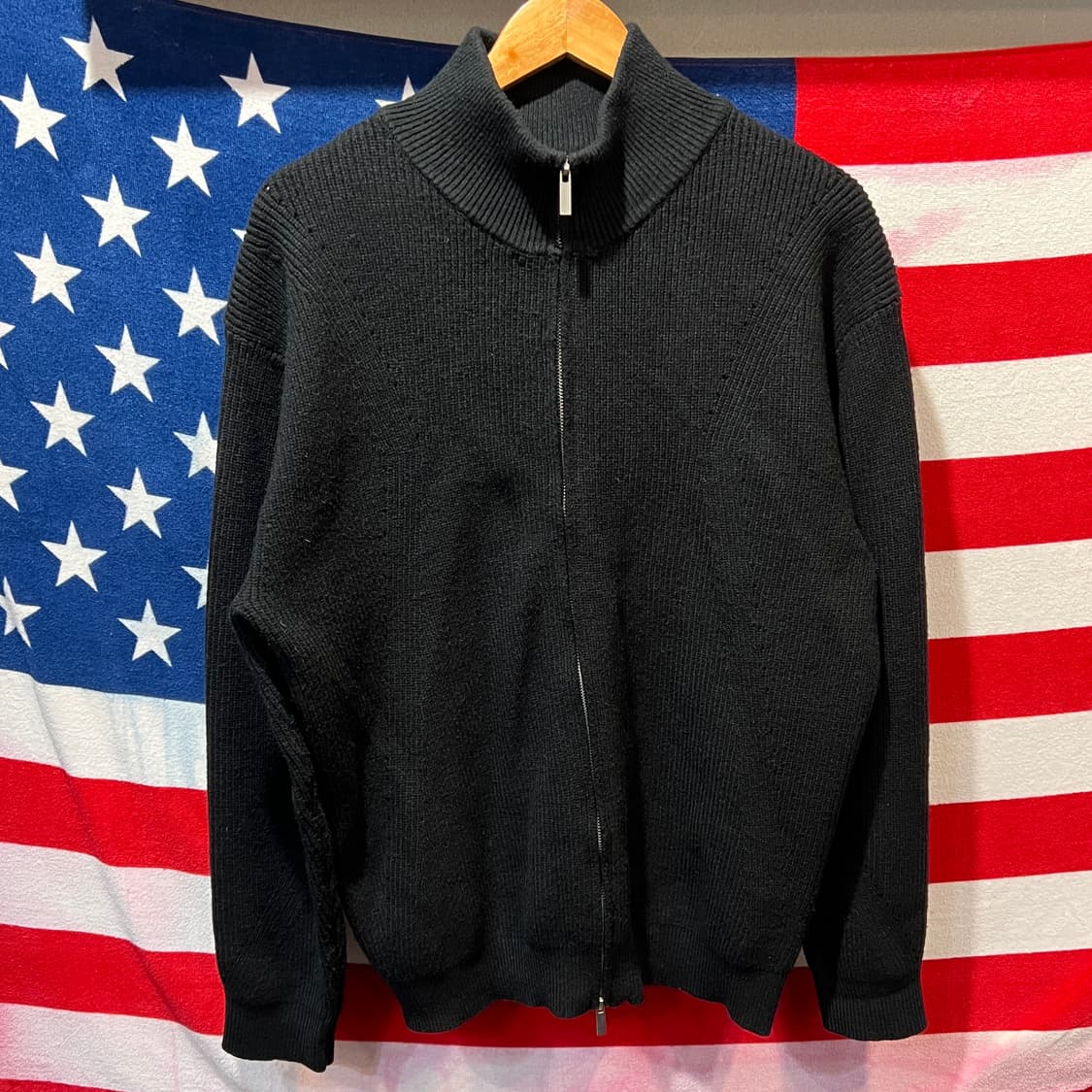 Gentle Cover 니트 집업 상품이미지1