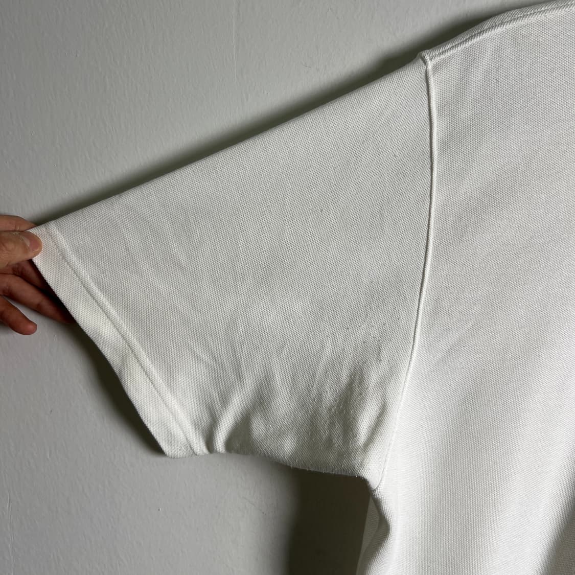 지아니 발렌티노 빈티지 화이트 반팔 폴로 셔츠 M 상품이미지7