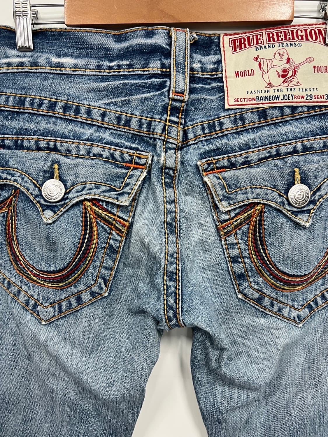 트루릴리전 레인보우 조이 부츠컷 나팔핏 데님 팬츠 상품이미지3