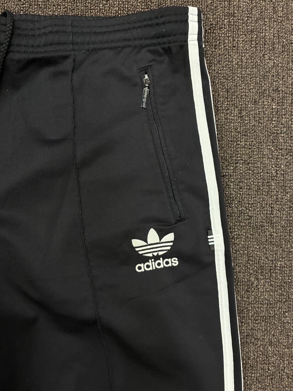 M)Adidas 빈티지 남성 블랙 트랙팬츠 상품이미지2