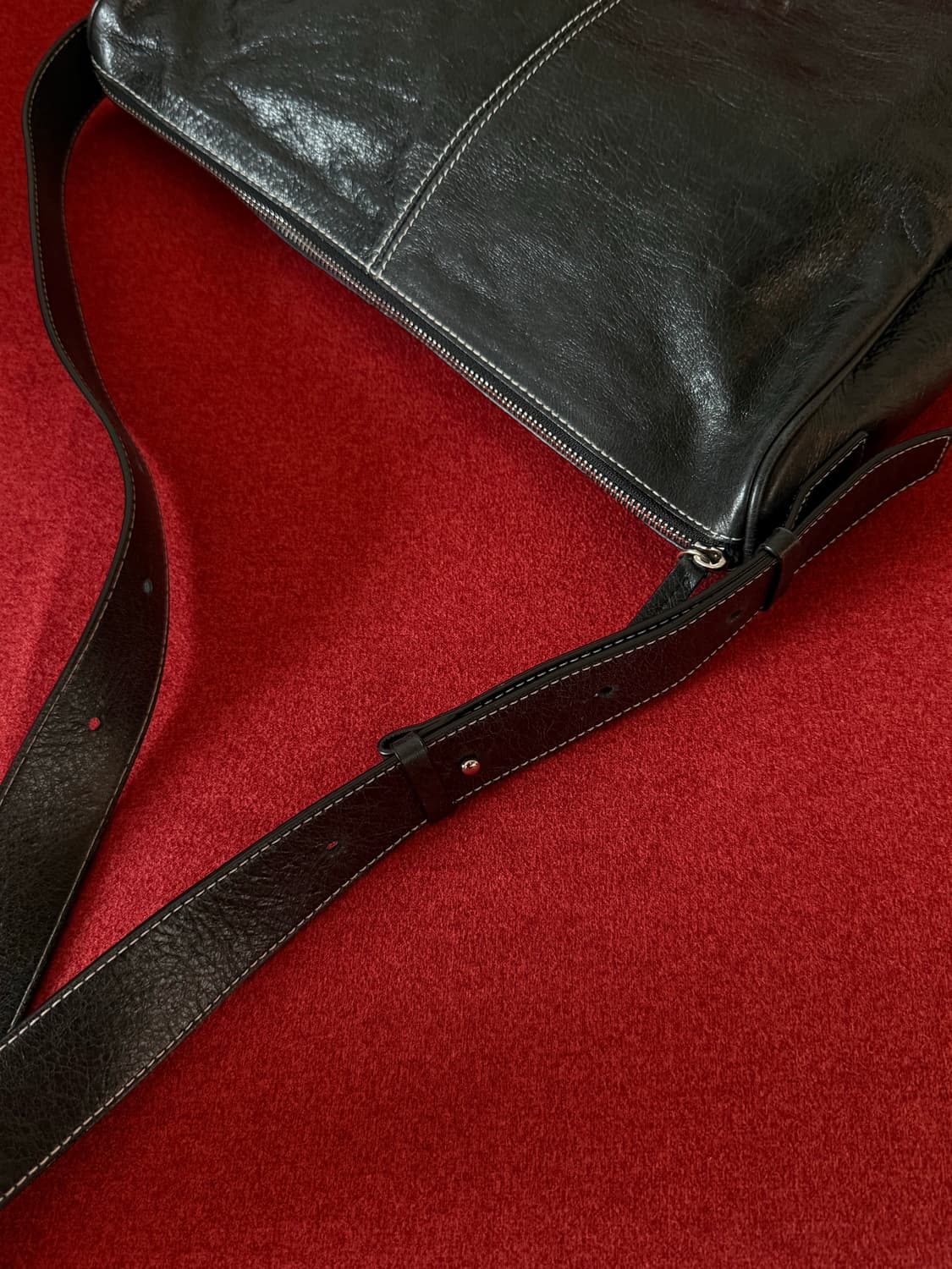 마뗑킴 Vintage Square Leather Big Bag 상품이미지3