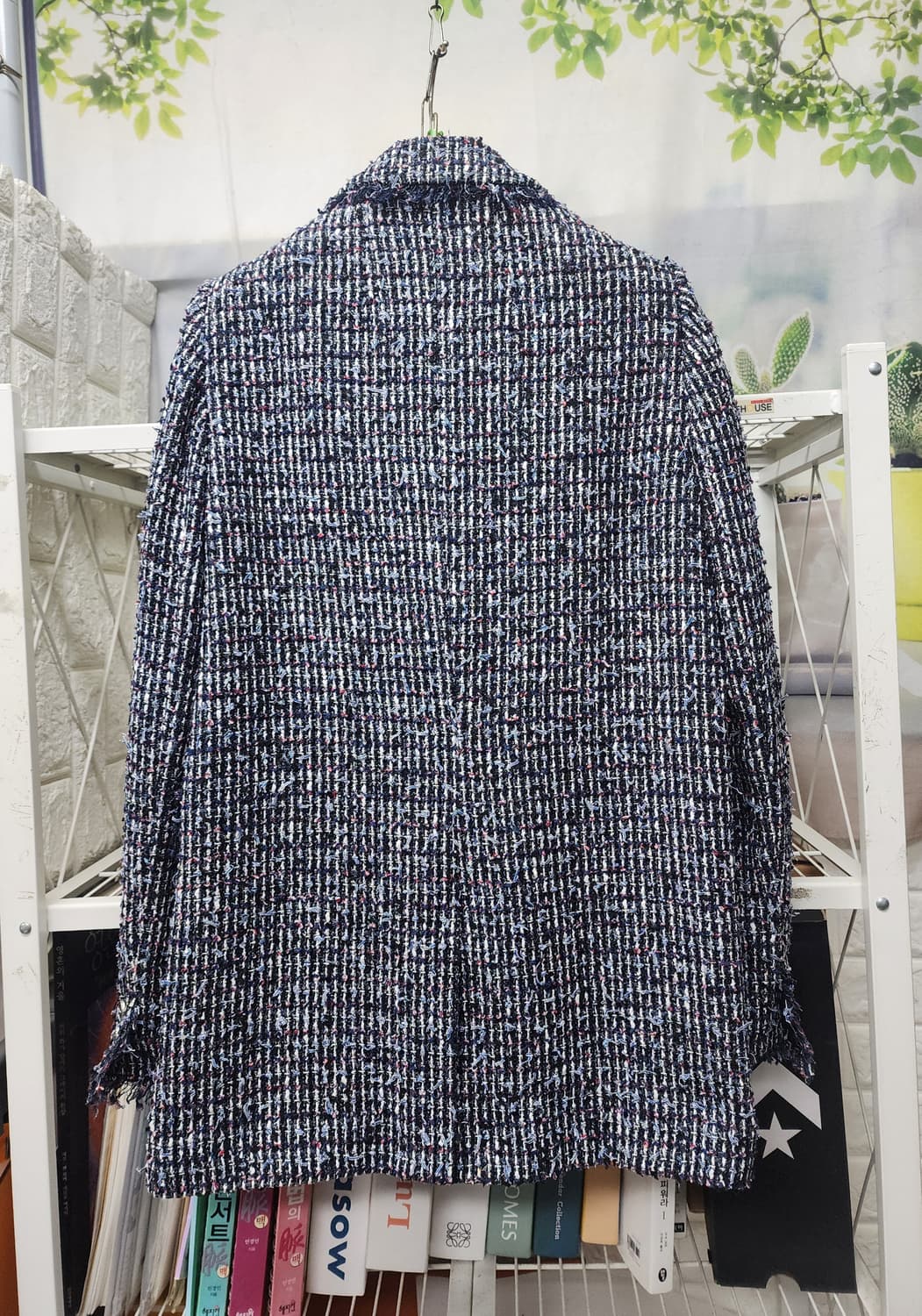 씨씨콜렉트 여성 트위드자켓 55 간절기 프린지 더블자켓 WM08 상품이미지4