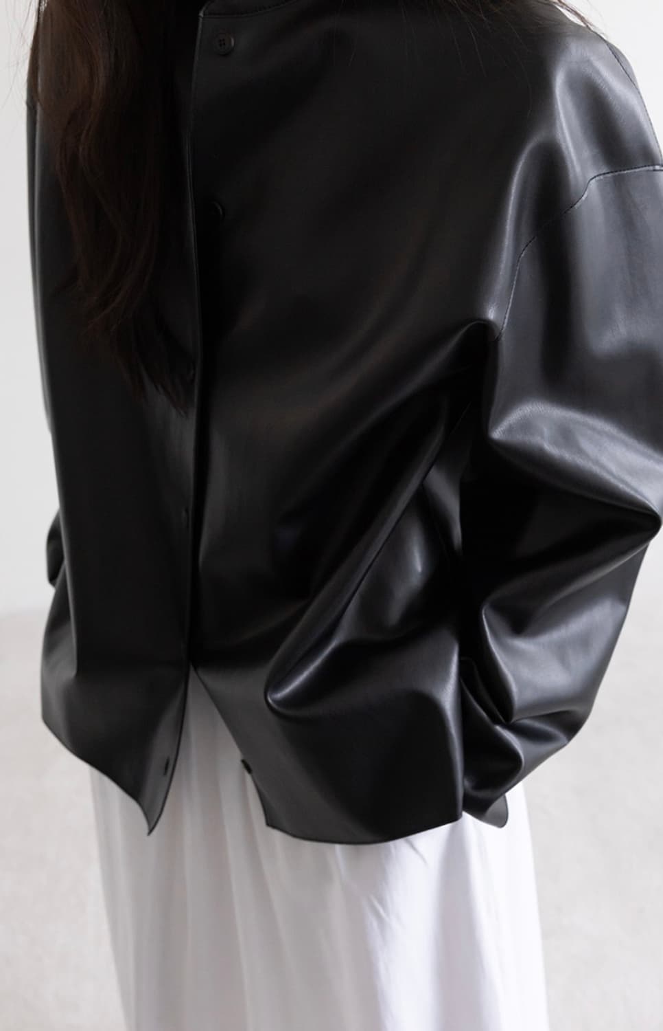 에레 DOYLE LEATHER JACKET [BLACK] 상품이미지6