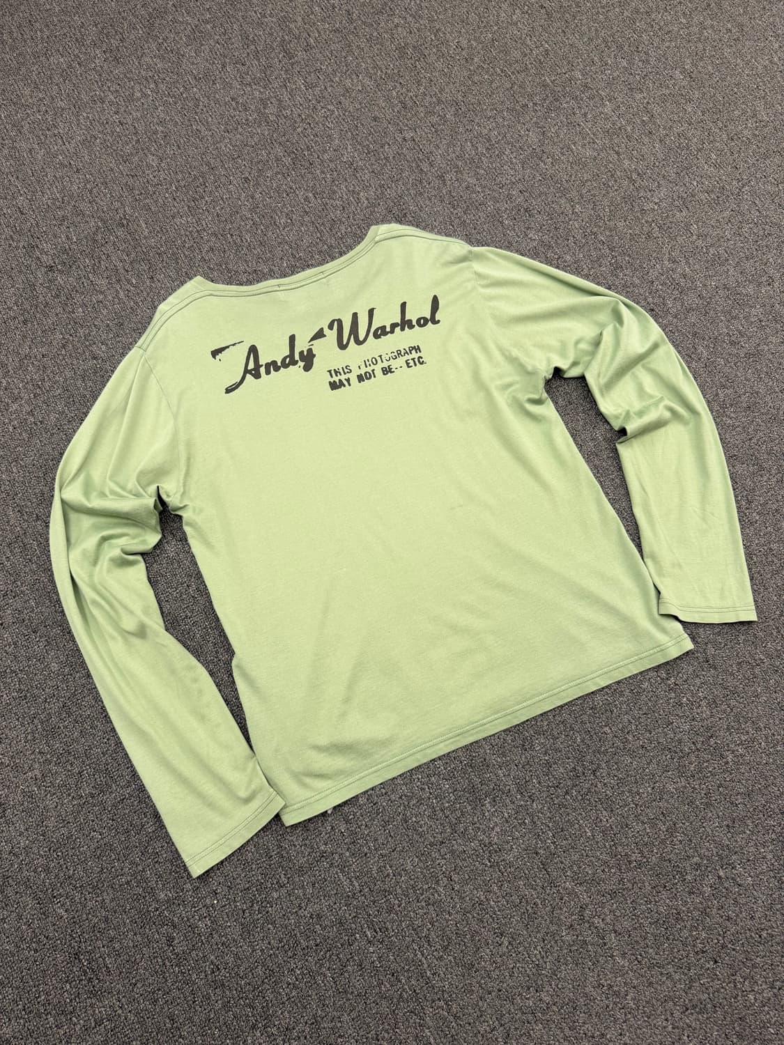 M) 히스테릭 글래머 빈티지 앤디워홀 프린팅 롱슬리브 상품이미지2