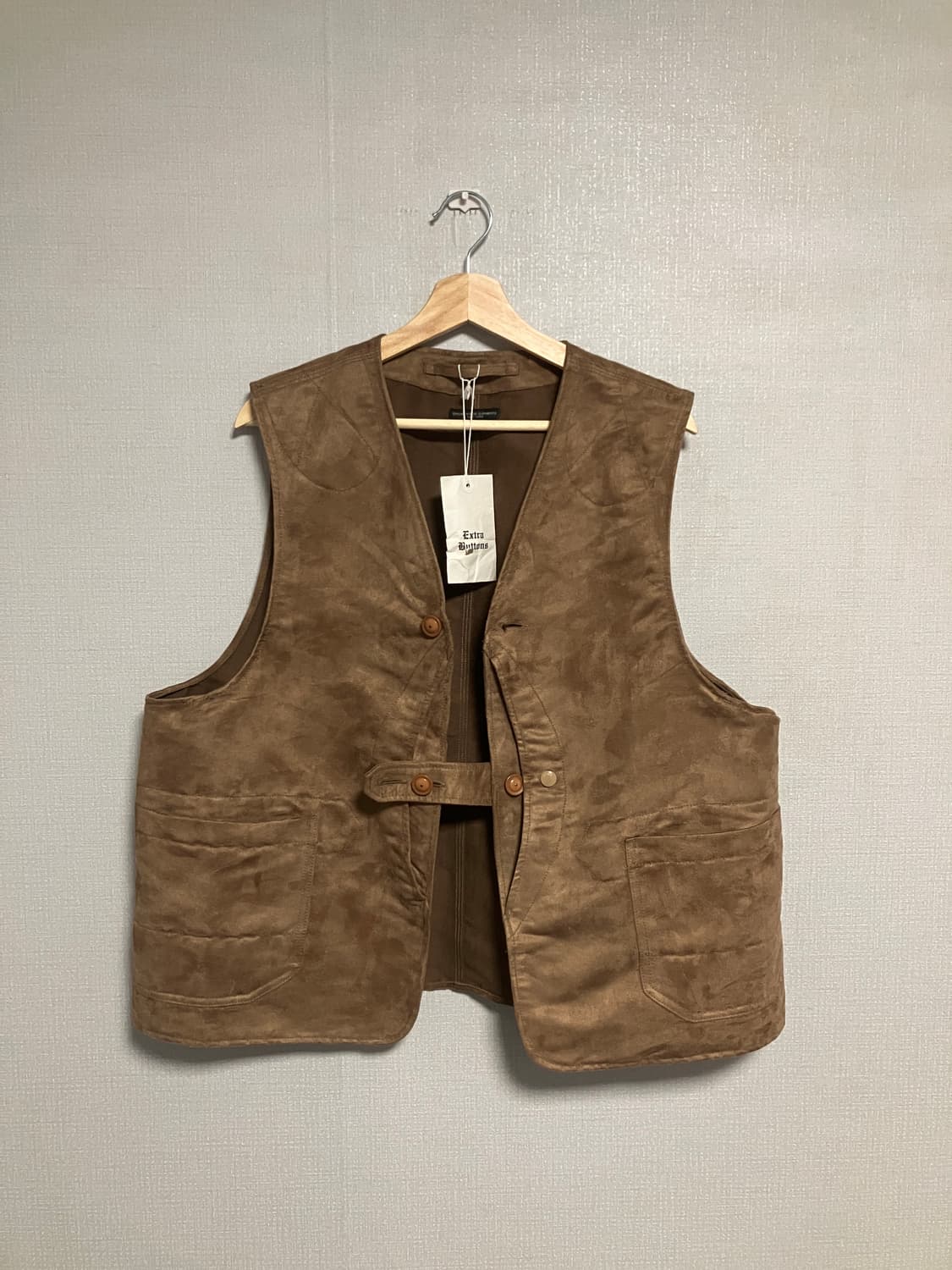 엔지니어드가먼츠 업랜드베스트 23fw PolyesterFakeSuede 상품이미지1