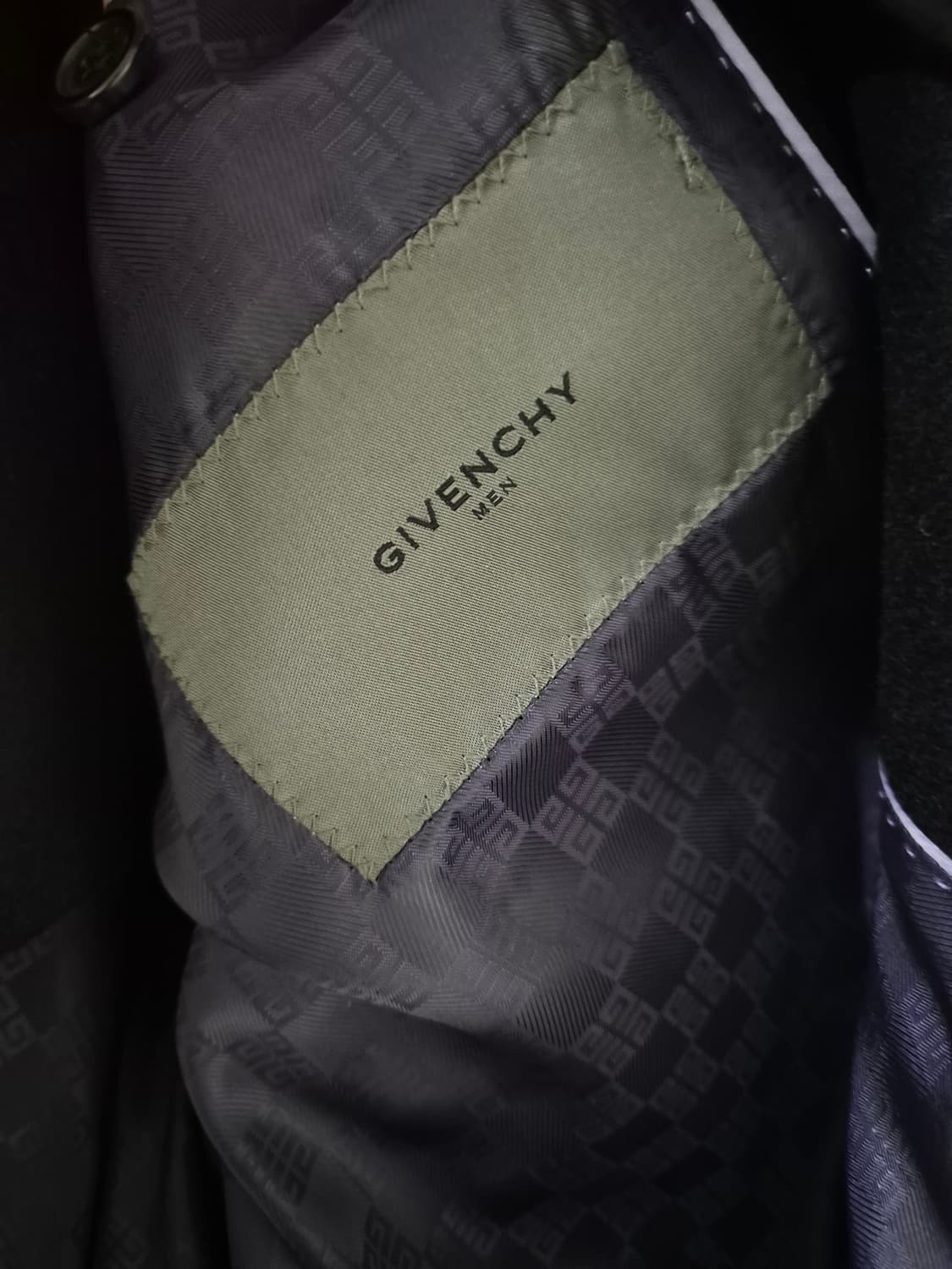 S급[100~105]지방시 캐시미어 롱코트 상품이미지4