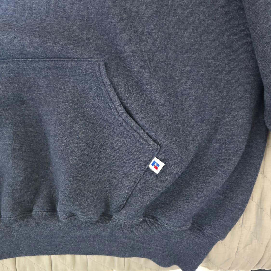 [XXL] 90s 빈티지 러셀 애슬레틱 블루 그레이 후드티 상품이미지2