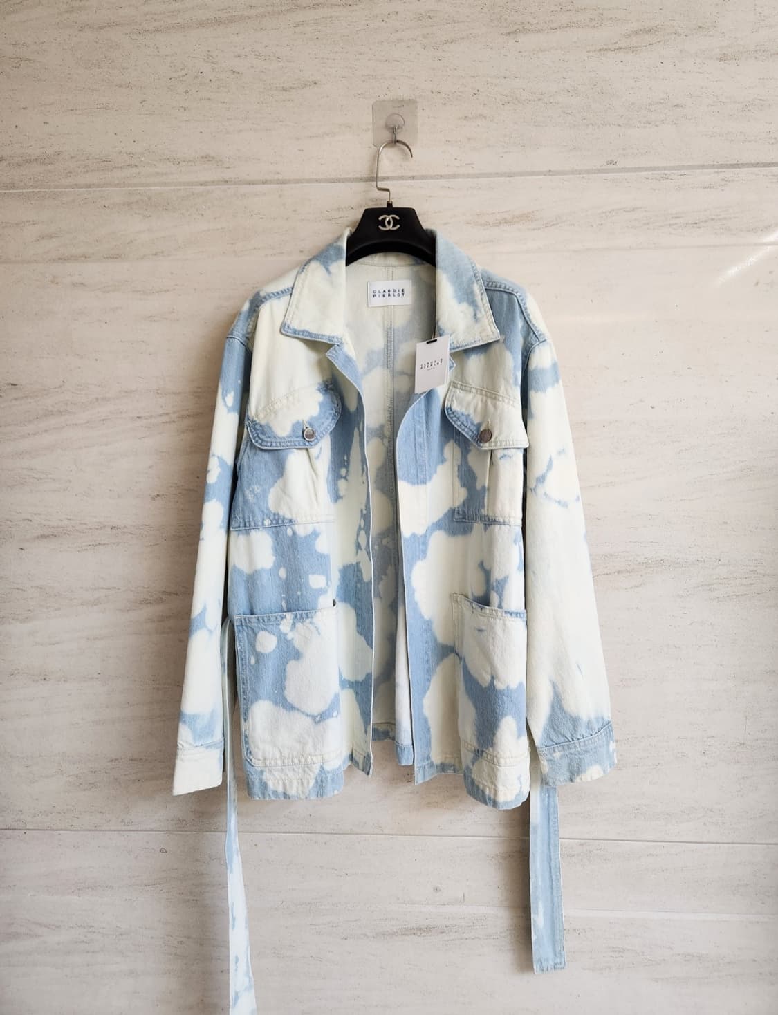 (새상품)끌로디피에로 벨티드 데님자켓 38사이즈 상품이미지6