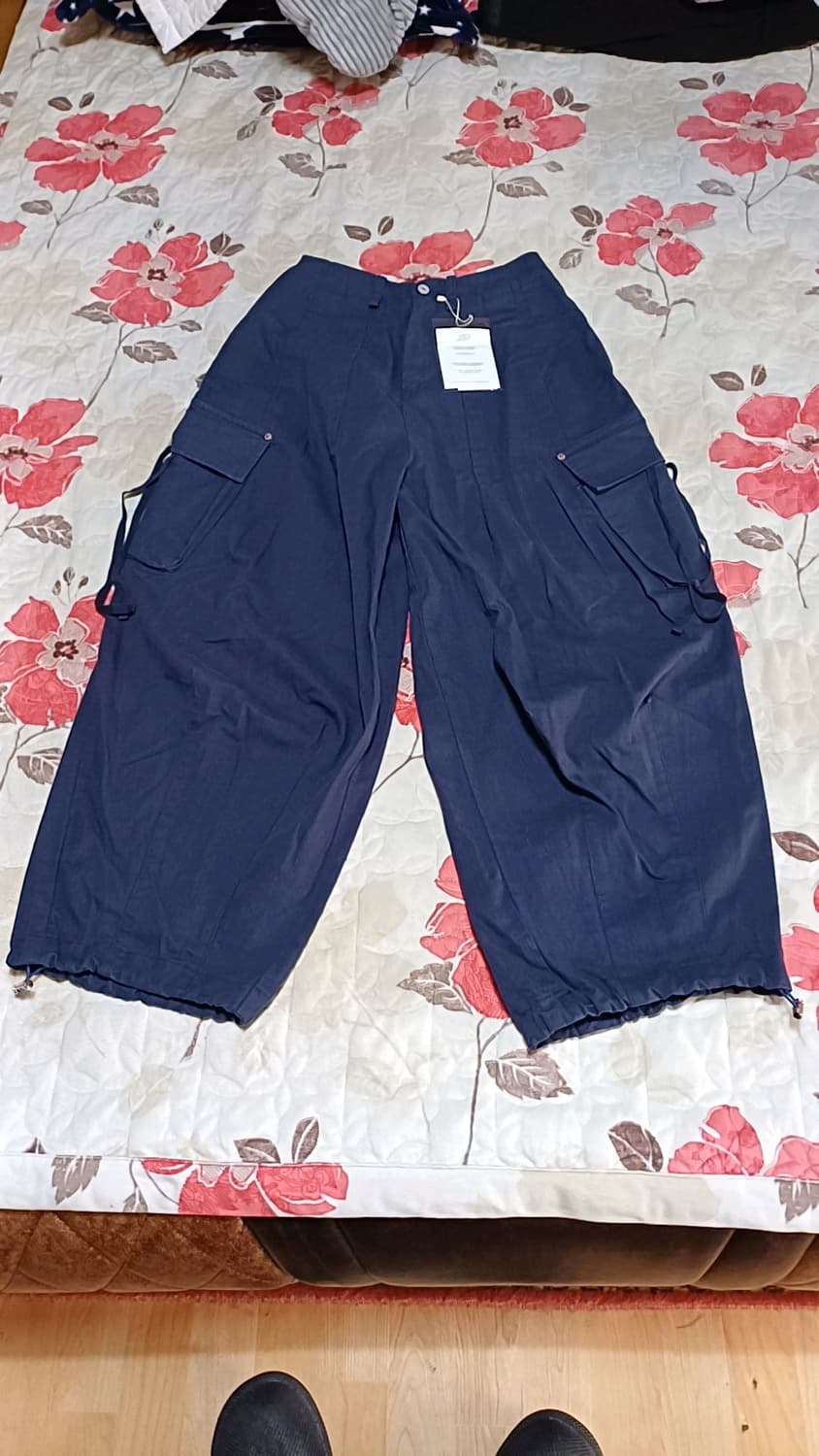 애프터홈파티 미사용 와이드카고팬츠 28인치 기장99 상품이미지1