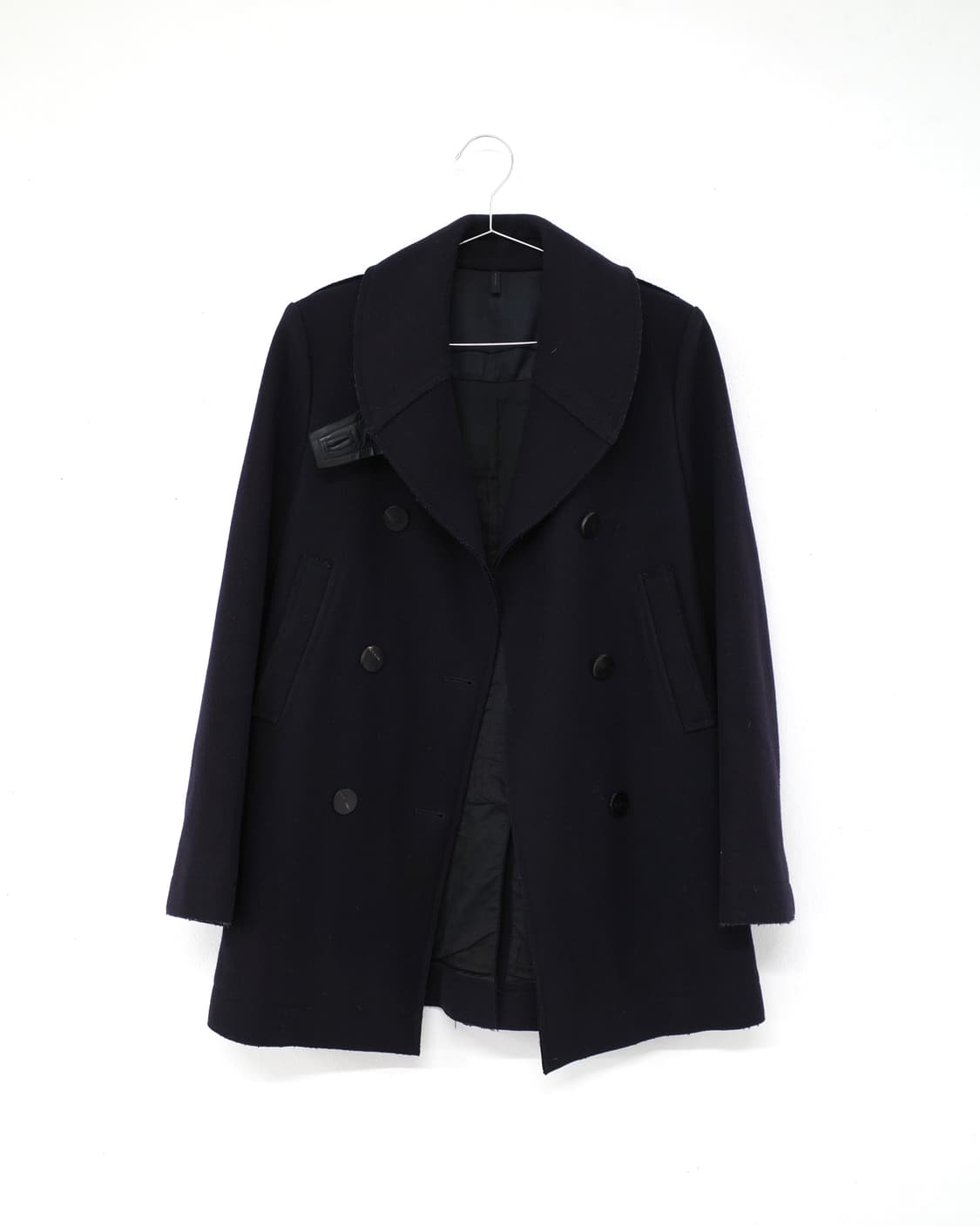 Helmut Lang Virgin Wool Neck Coat 상품이미지2