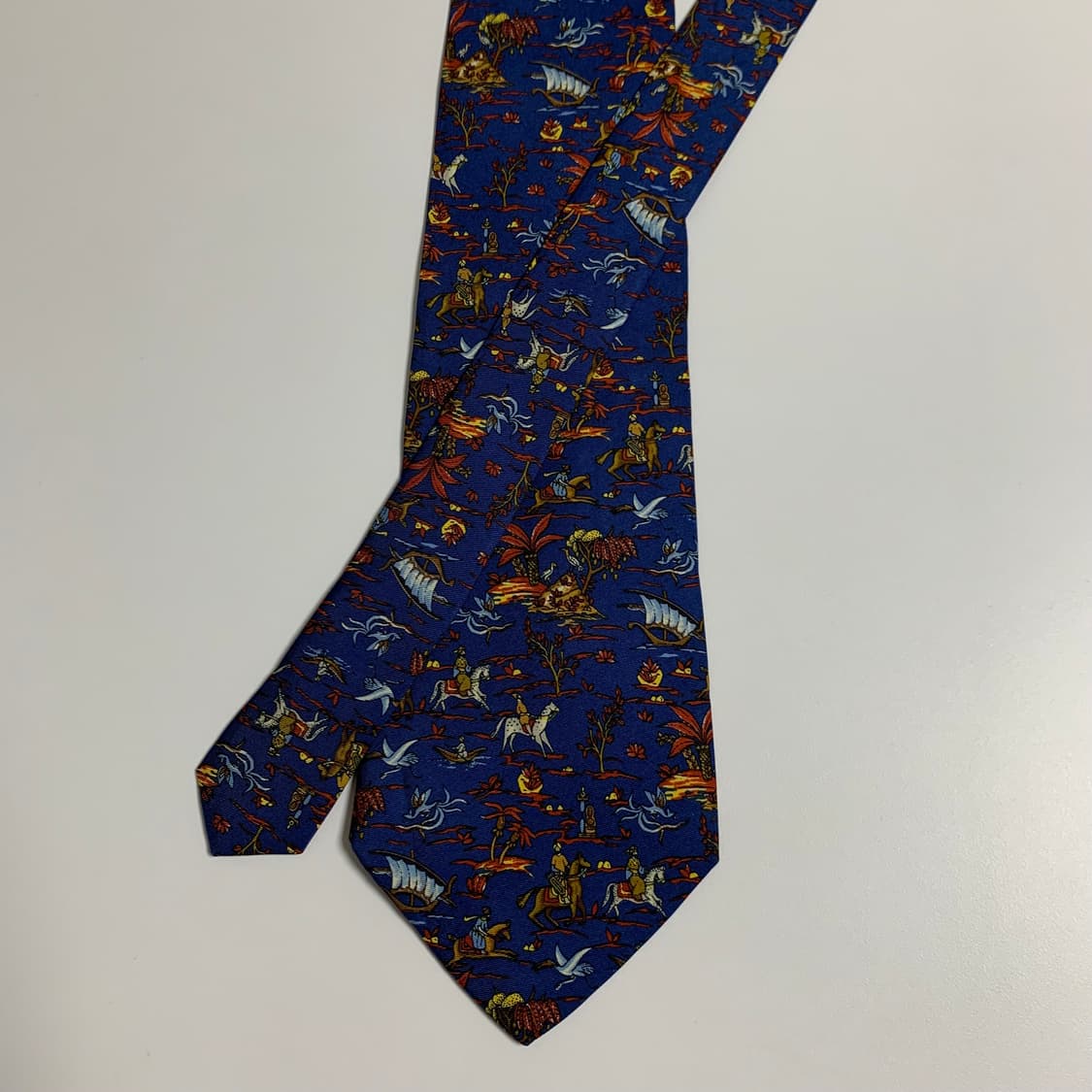 살바토레 페레가모(Ferragamo) 빈티지 명품넥타이 이태리 100실크 상품이미지3