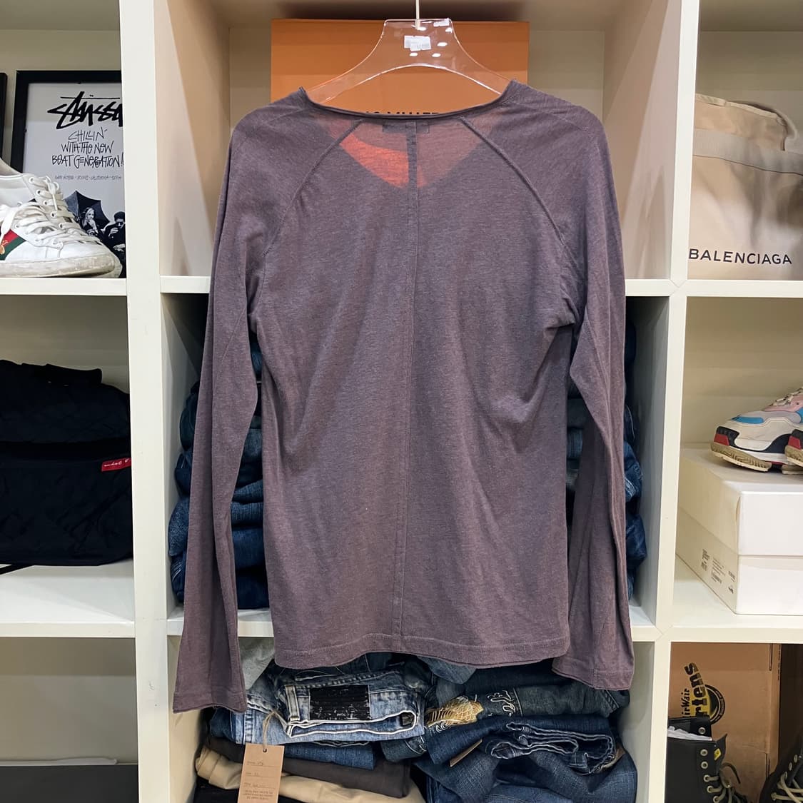 토네이도 마트 브이넥 롱슬리브 M 상품이미지3