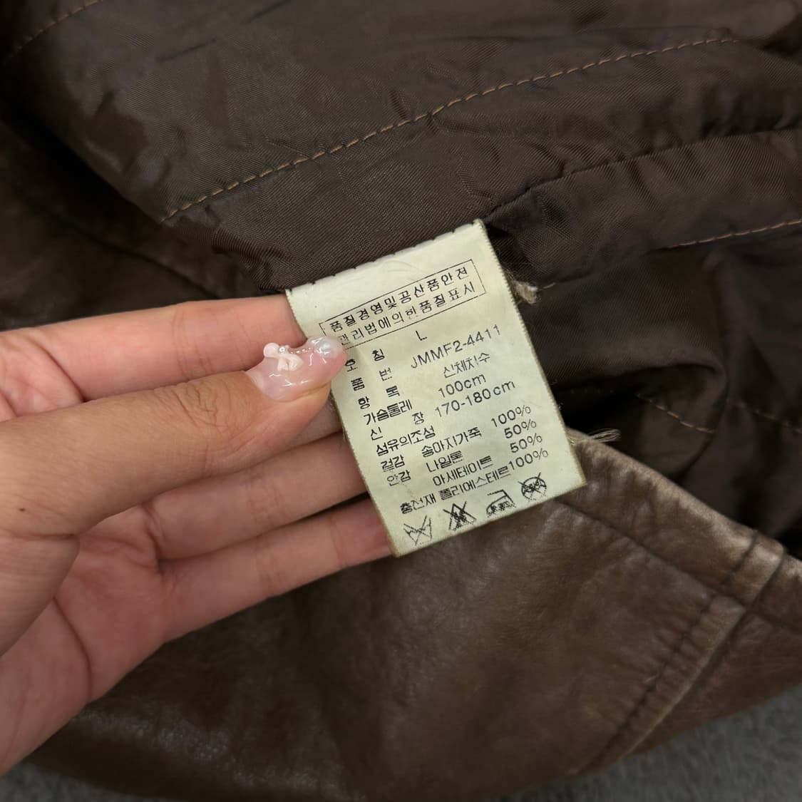 [ 정품/L ] 폴로랄프로렌 송아지 레더 가죽 자켓 상품이미지6