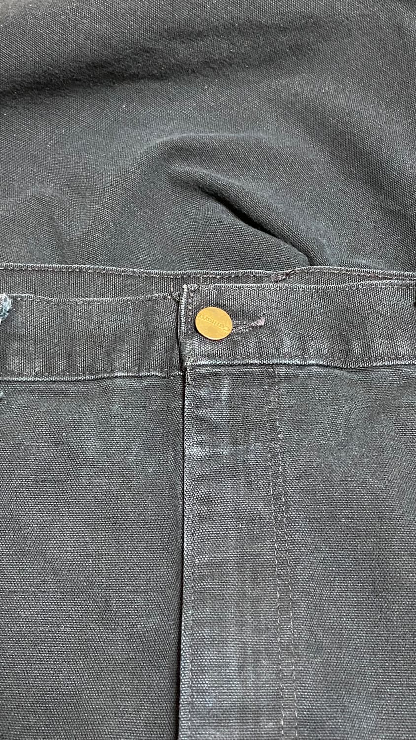 칼하트 B01 BLK 더블니 카펜터 팬츠 48x30 상품이미지3