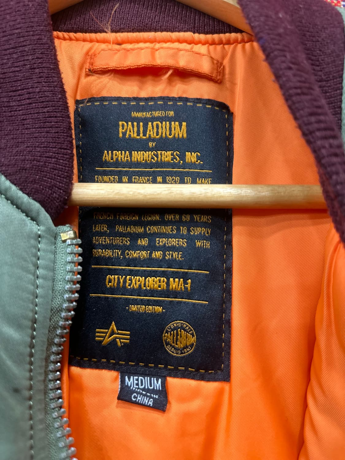 M 팔라디움 알파인더스트리 리버시블 MA-1 상품이미지6