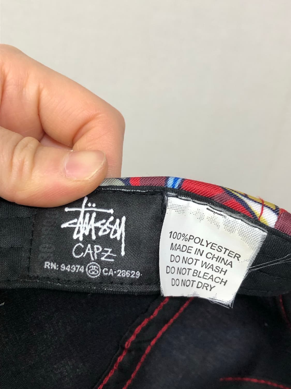 스투시 플로럴 하와이안 5패널 캠프캡 볼캡 모자 _ 레드 상품이미지10