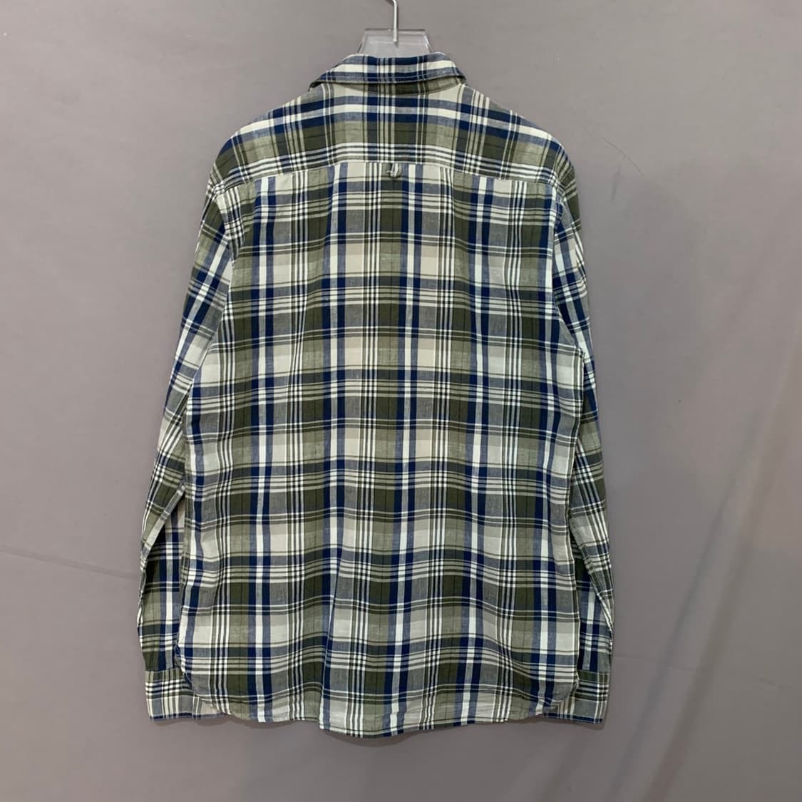 L 시리즈 컴포트 린넨 혼방 체크 셔츠 남방 상품이미지2