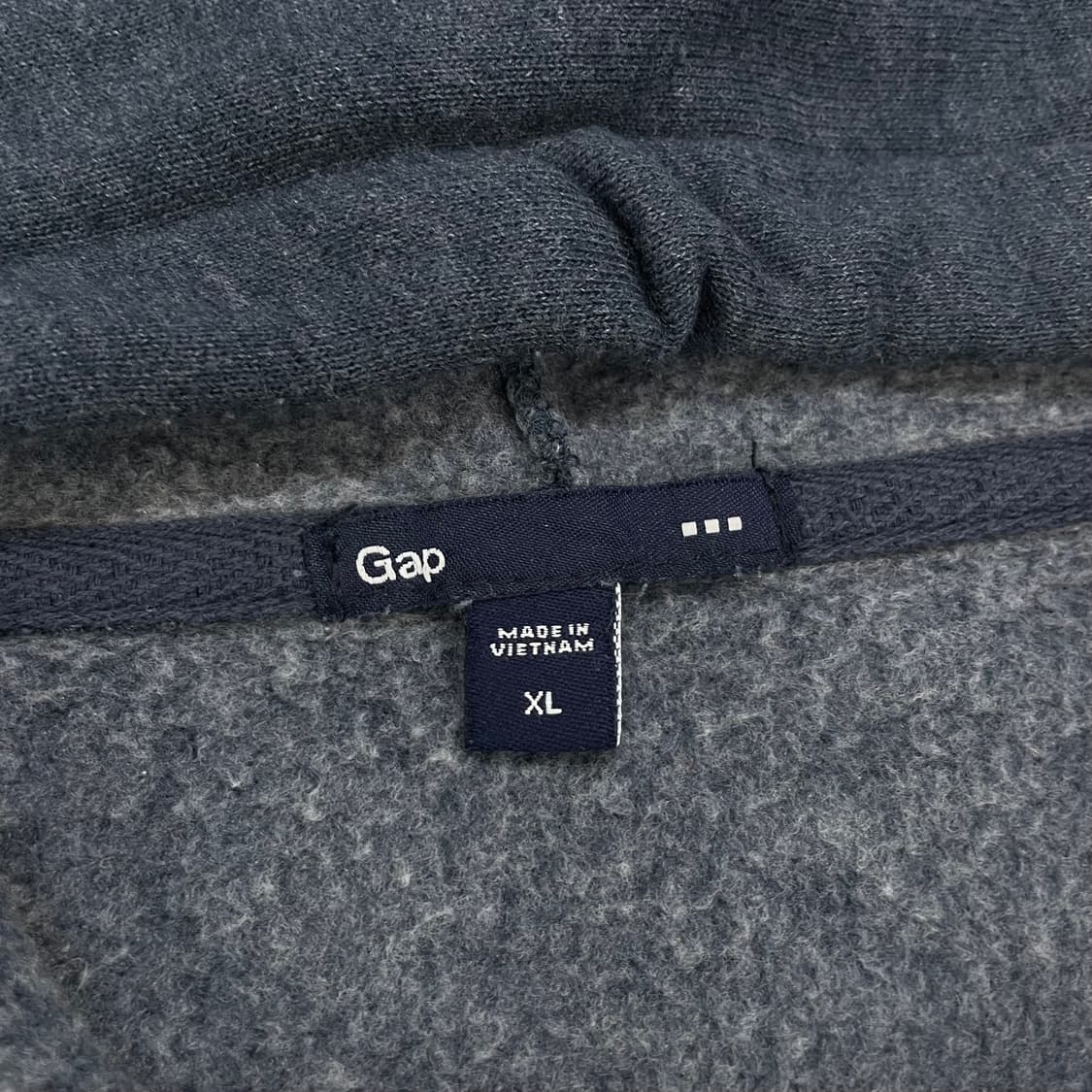 갭 Gap 스펠 로고 후드집업 네이비 상품이미지3