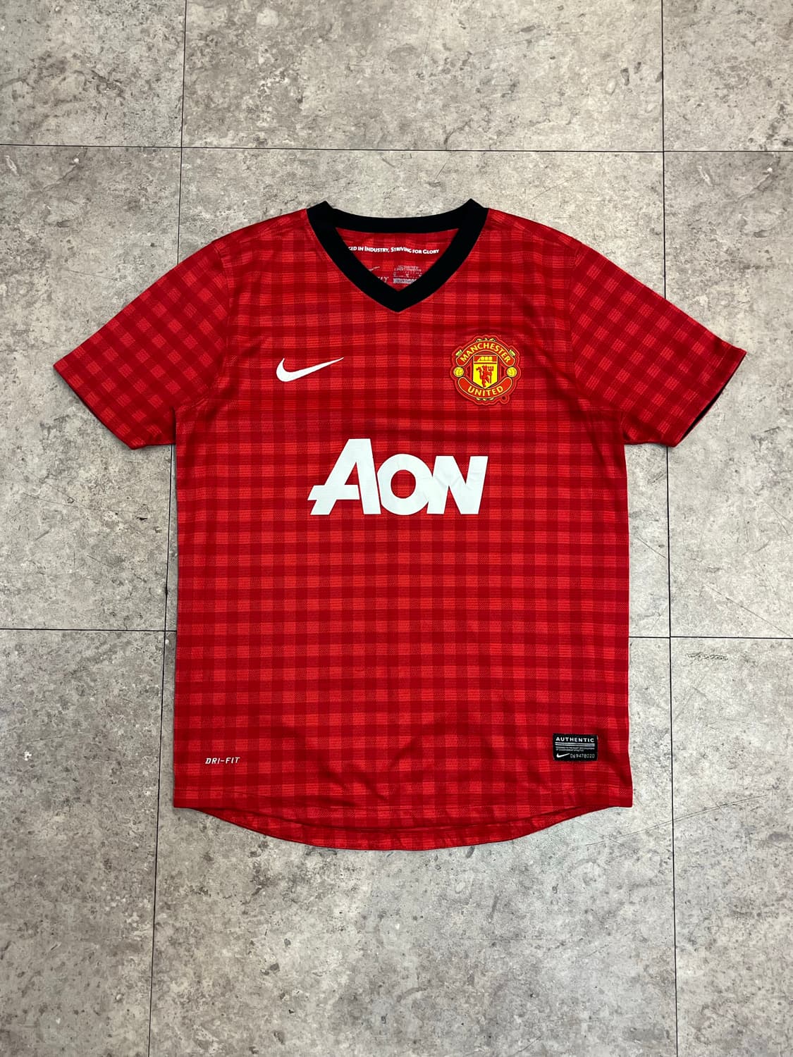 나이키 맨유 12-13 유니폼 레드 키즈 M #csz3816 상품이미지4