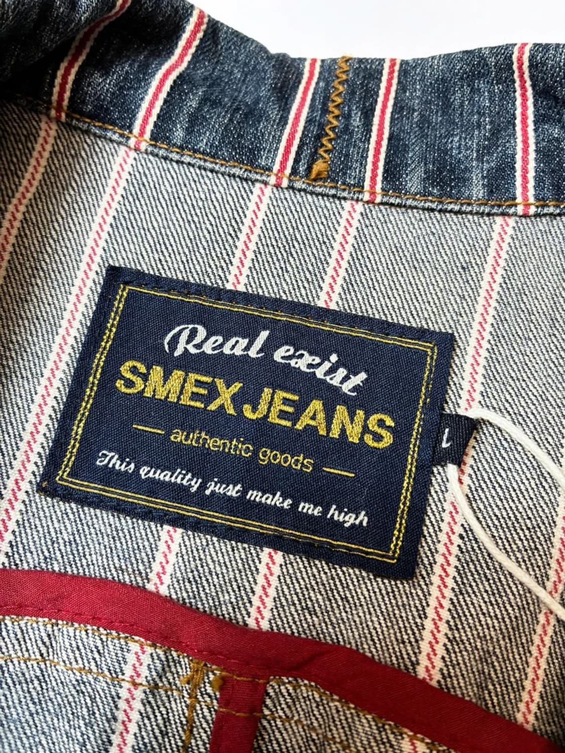 Selected 00's 데님 인디고 스트라이프 자켓 PN9507 상품이미지7