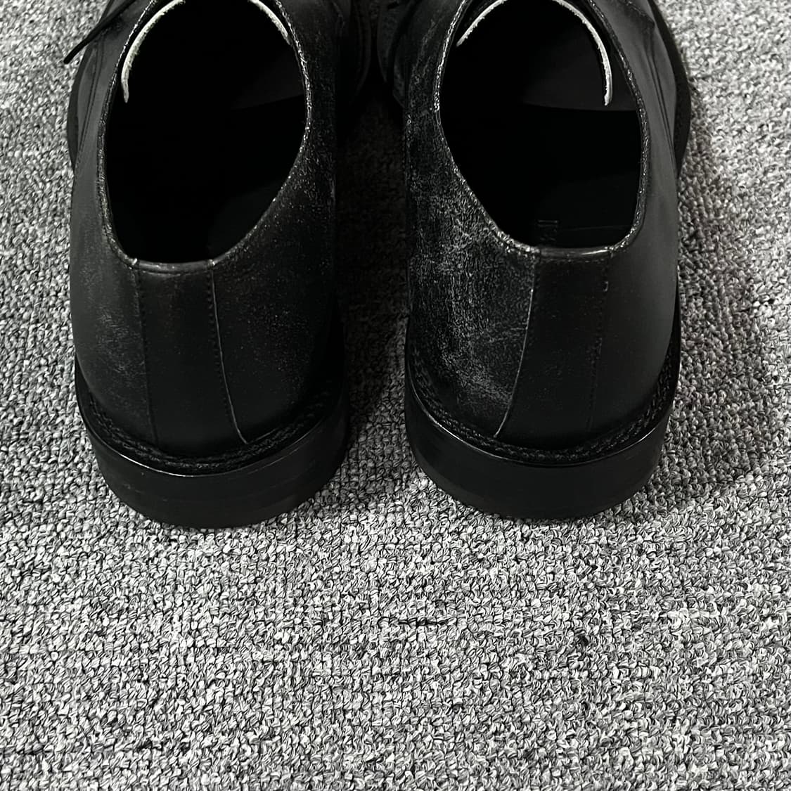 엔더슨벨 크레비스 스퀘어 토 더비슈즈 (CRACK BLACK) 270(4 상품이미지3