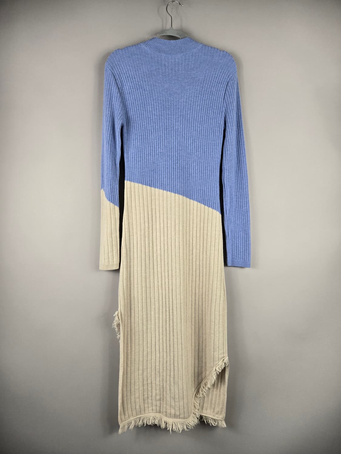 [무료배송]앤더슨벨 M 울100 요안 컬러 블로킹 니트 드레스 원피스 상품이미지6