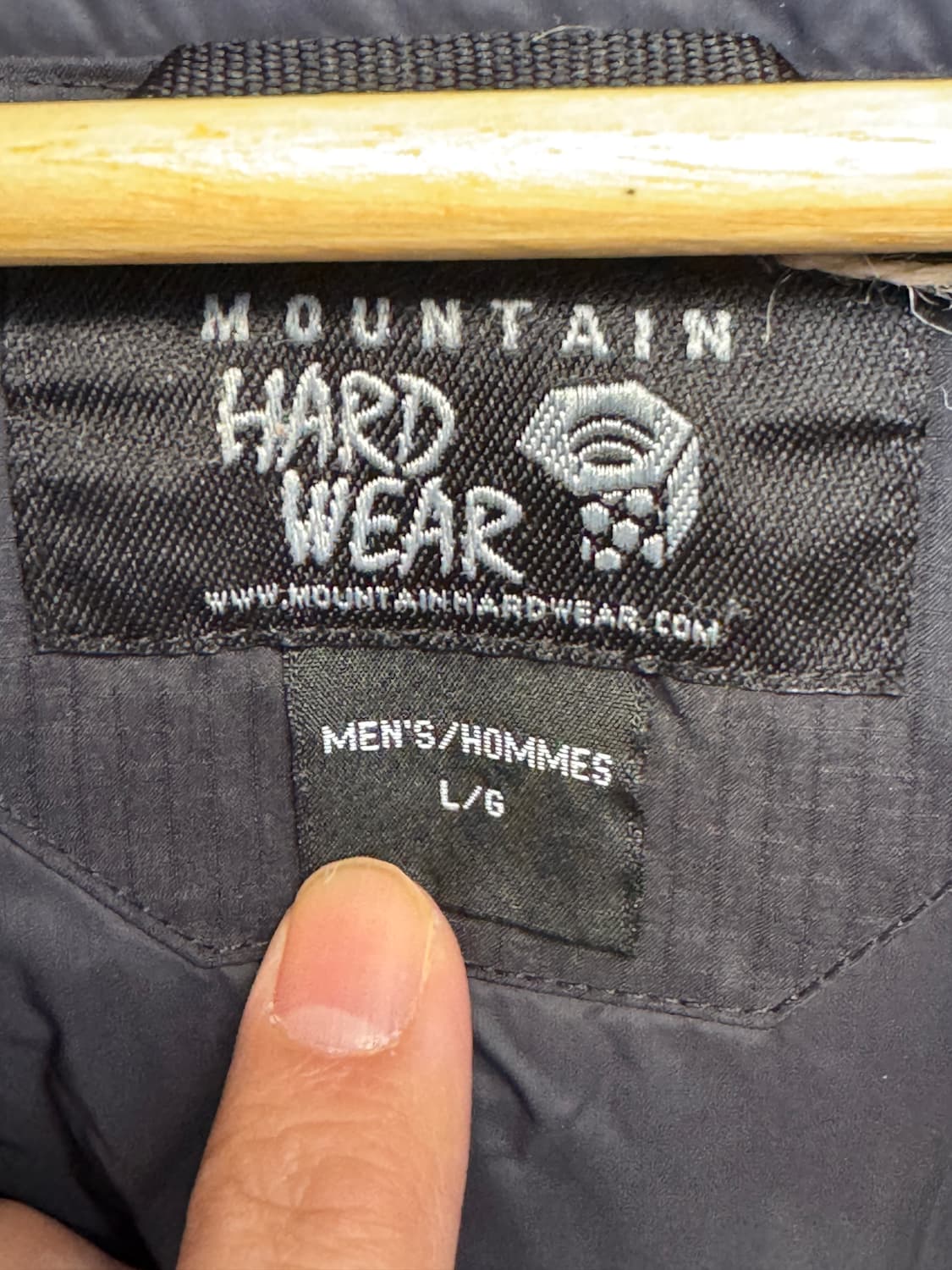 마운틴하드웨어 구스다운 패딩파카 블랙 L 상품이미지8