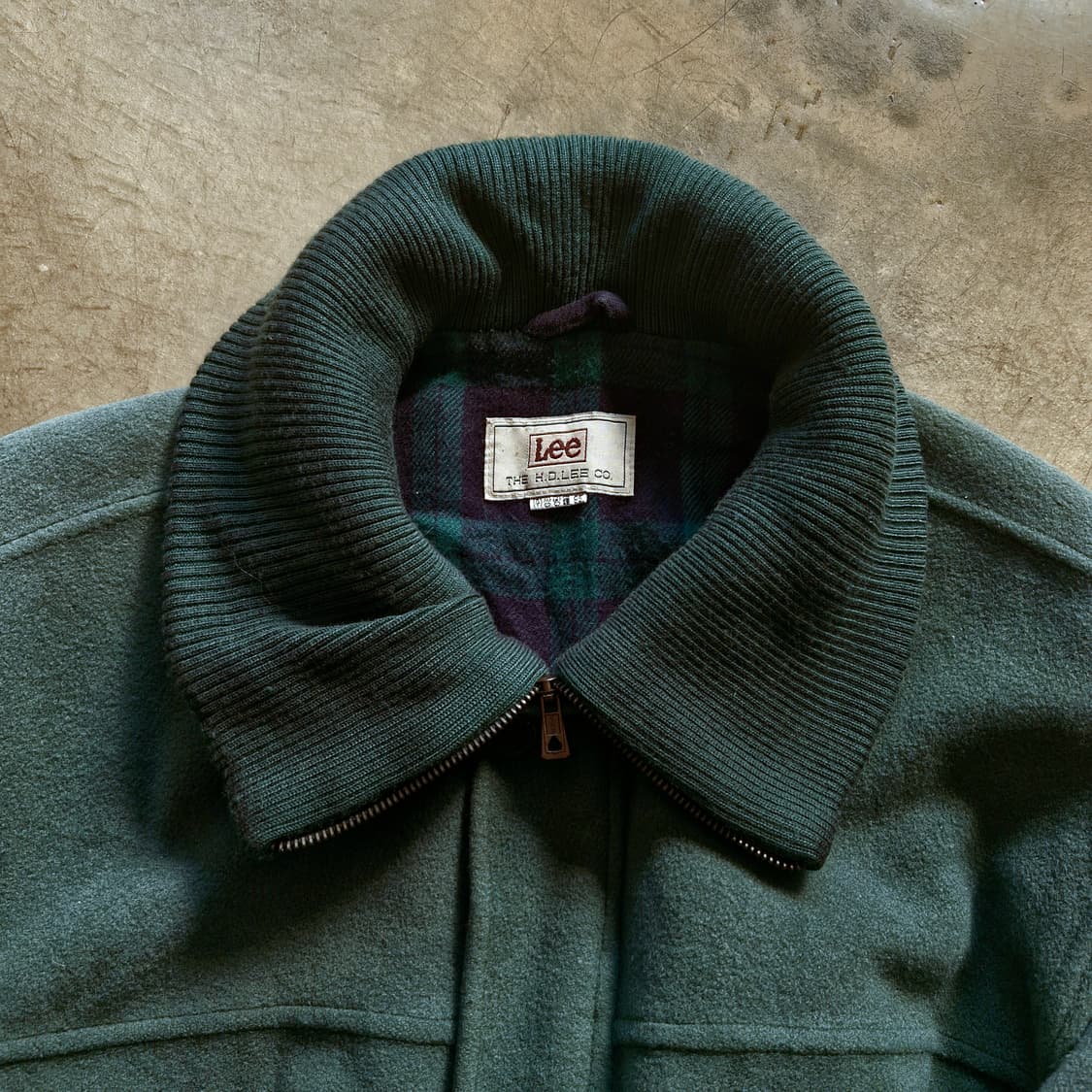 90's 빈티지 Lee 올드스쿨 아카이브 하이넥 울 자켓 상품이미지6