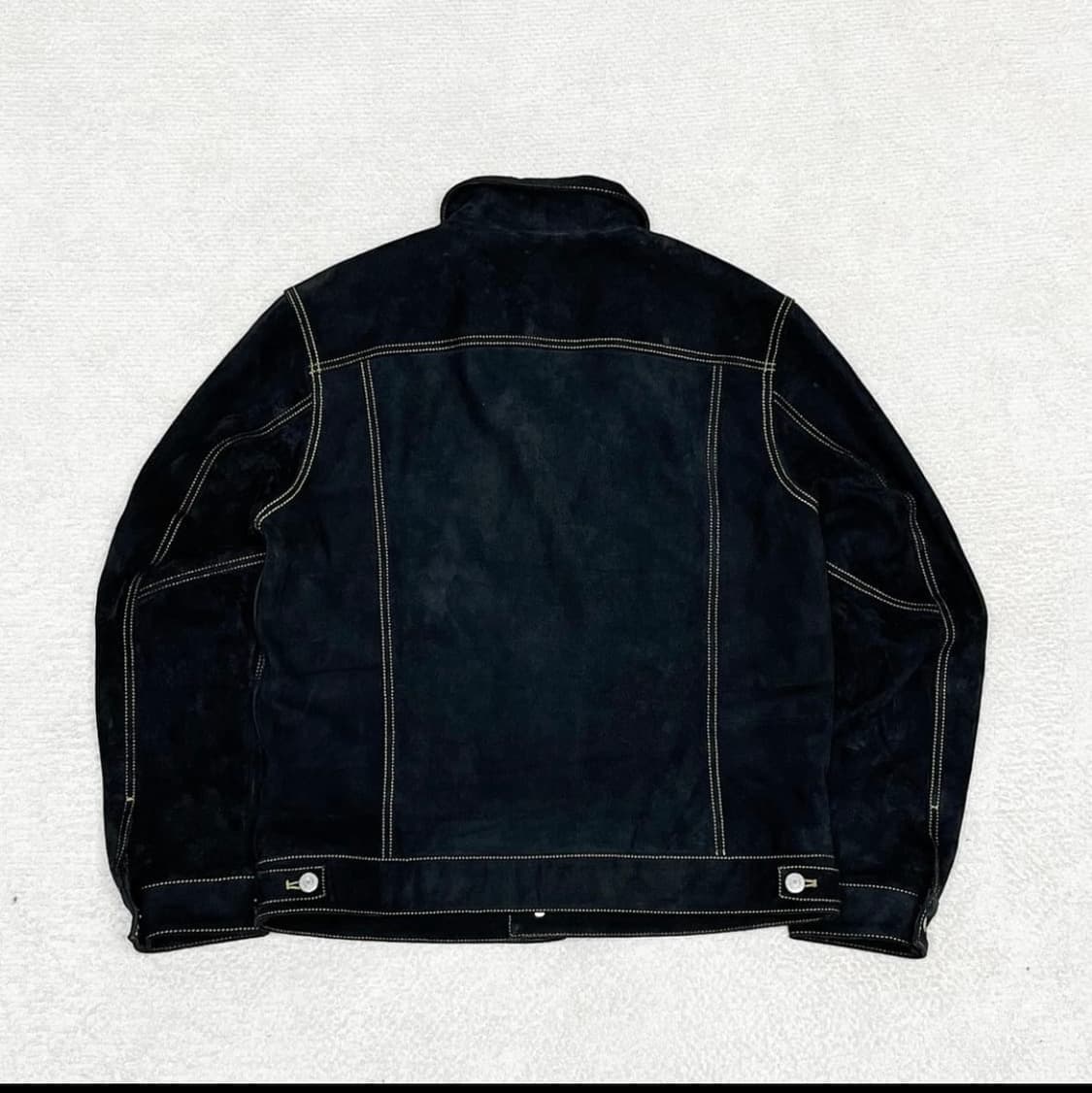 리바이스 리워커 블랙 벨벳 스티치 트러커 자켓 XL(42) 상품이미지3