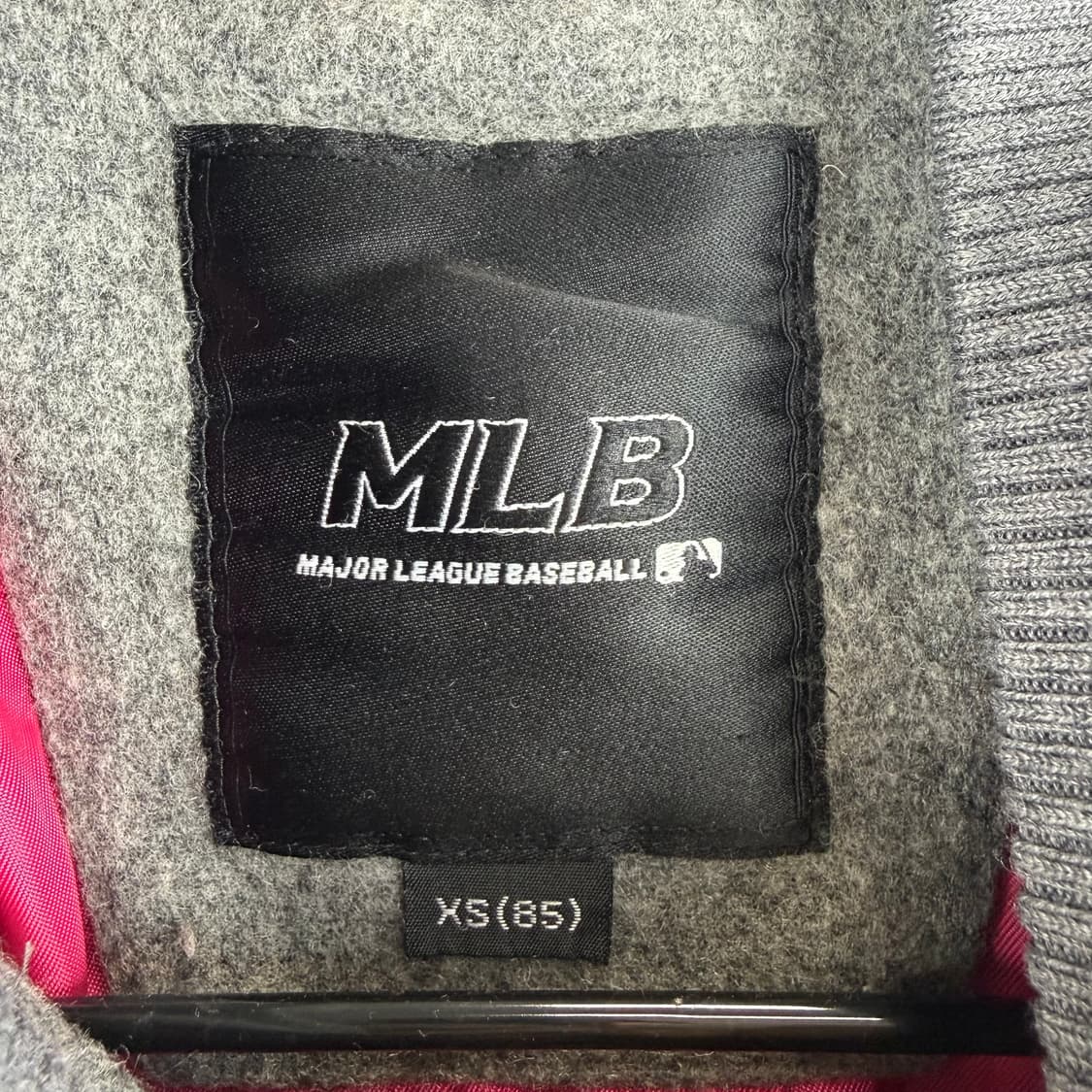 (무료배송)XS) MLB 뉴욕양키스 오버핏 울 바시티 코트 자켓 상품이미지3