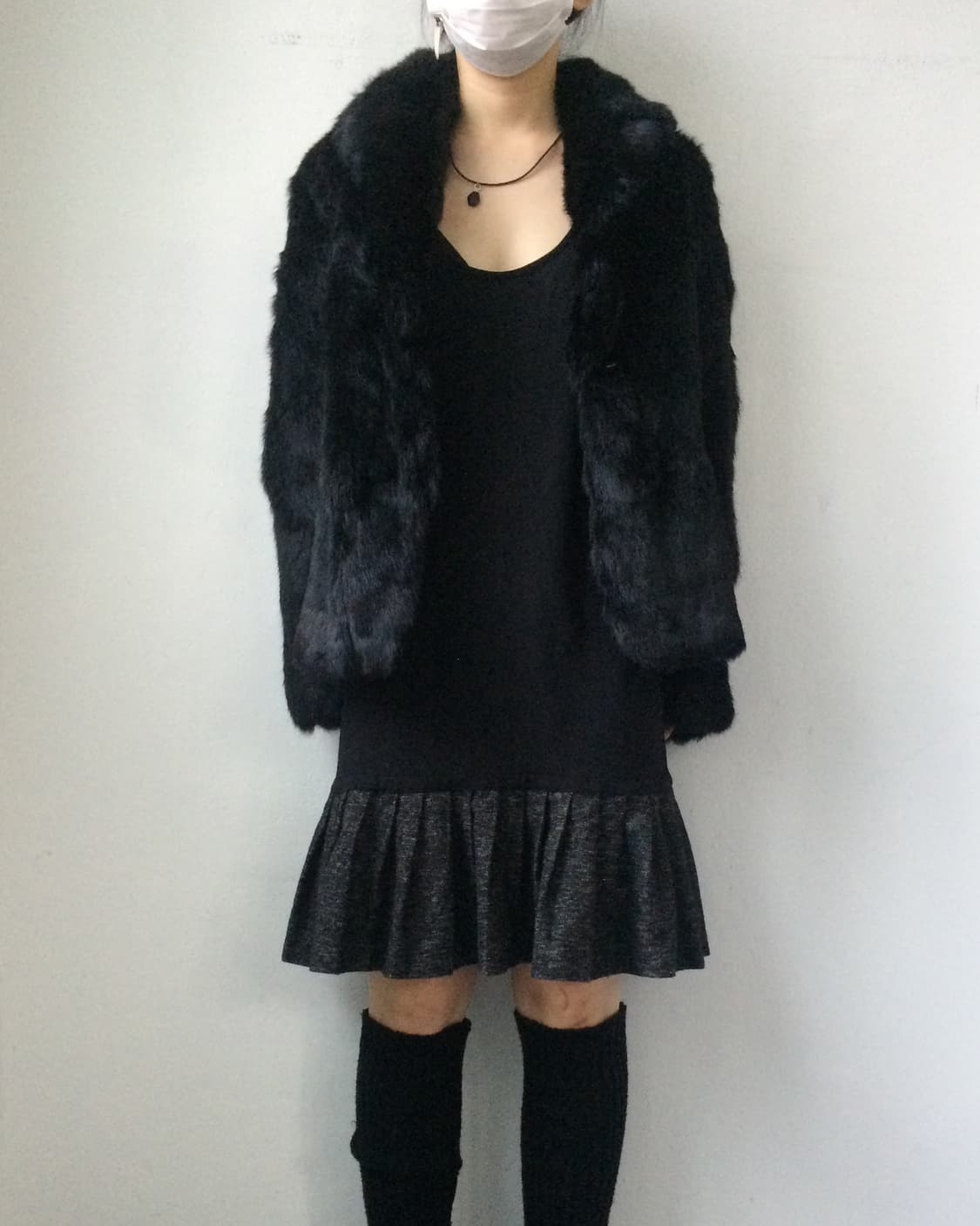 Rabbit fur jacket 상품이미지5