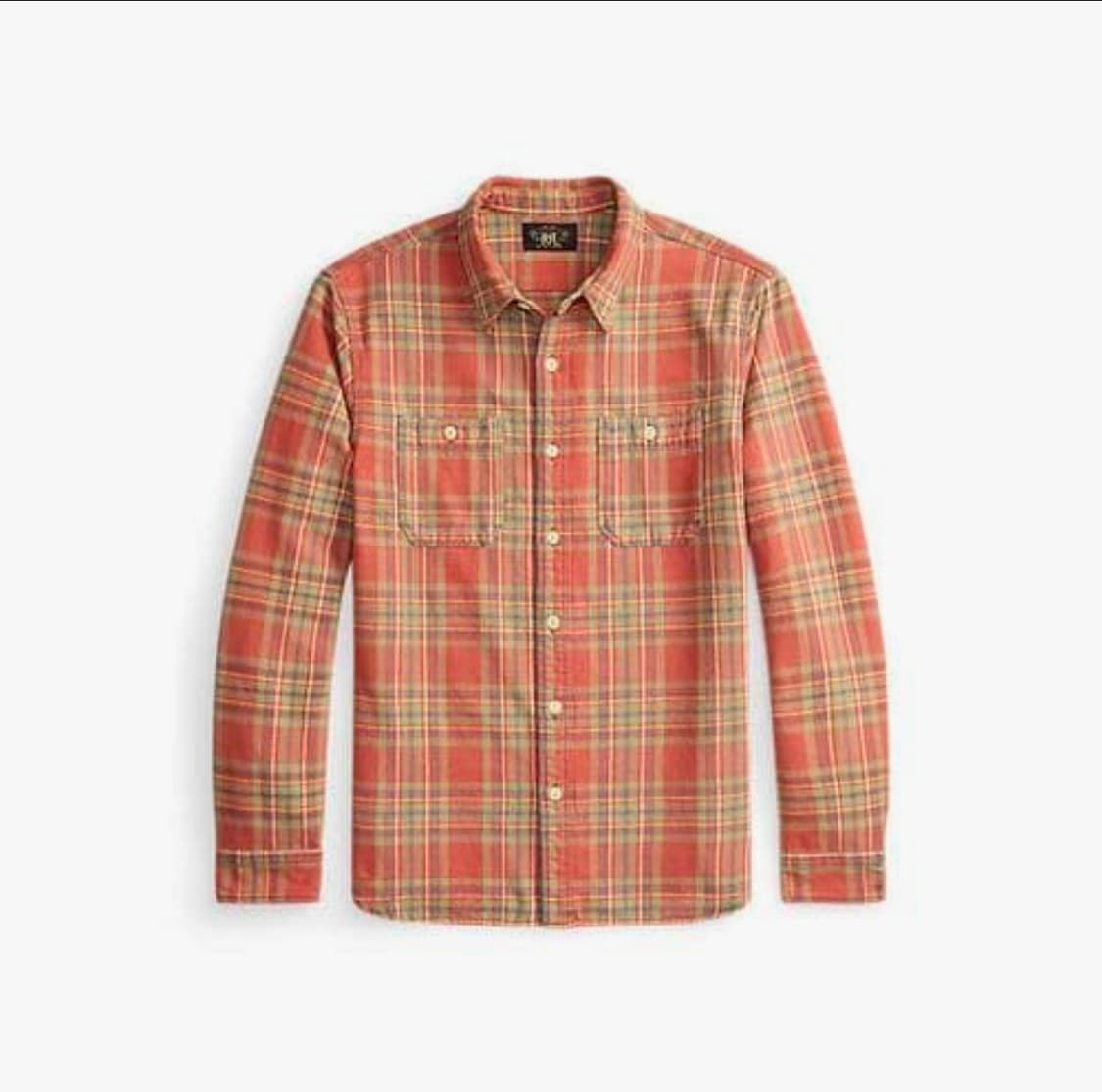 RRL 플래드 트윌 워크셔츠 상품이미지1