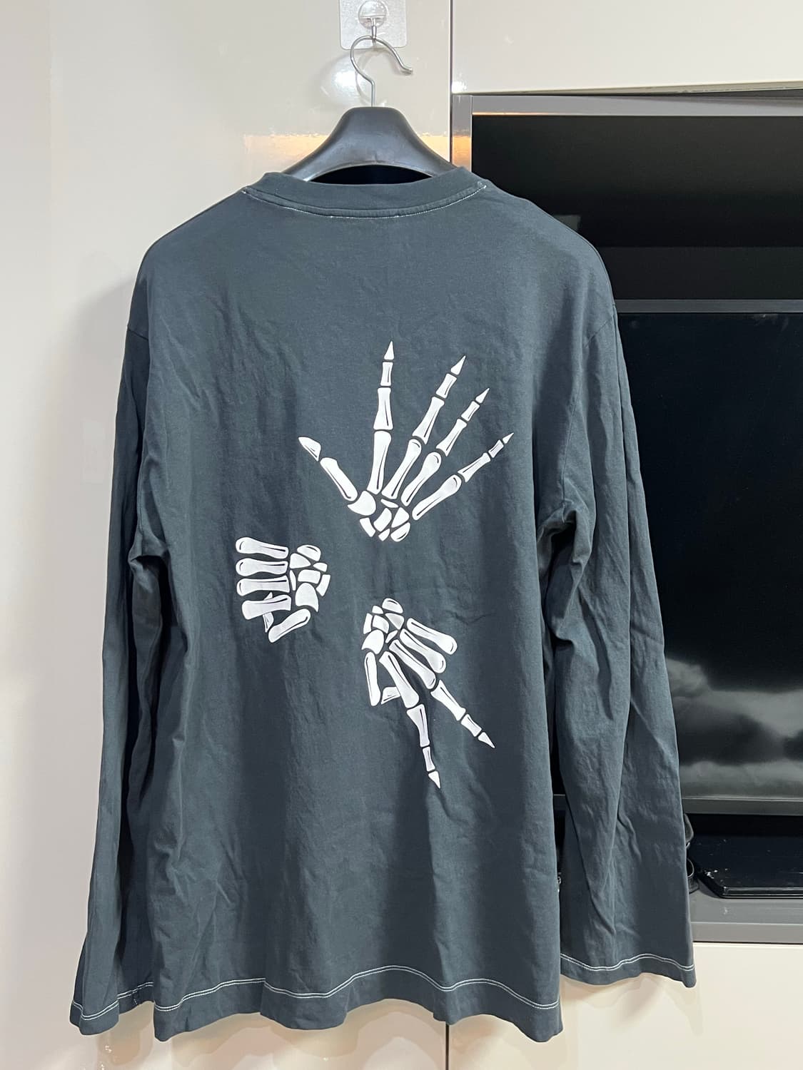 아워레가시 박스 해골 묵찌빠 롱슬리브_50사이즈 상품이미지2