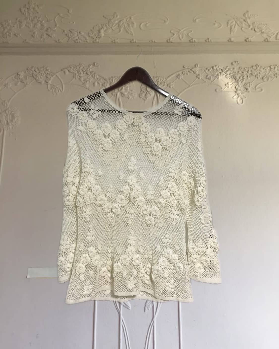 vintage flower net knit  상품이미지9