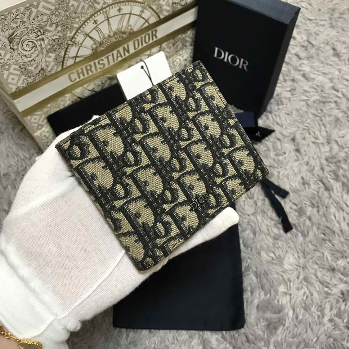 {클로젯}[매장 풀구성] 디올 오블리크 반지갑 상품이미지3