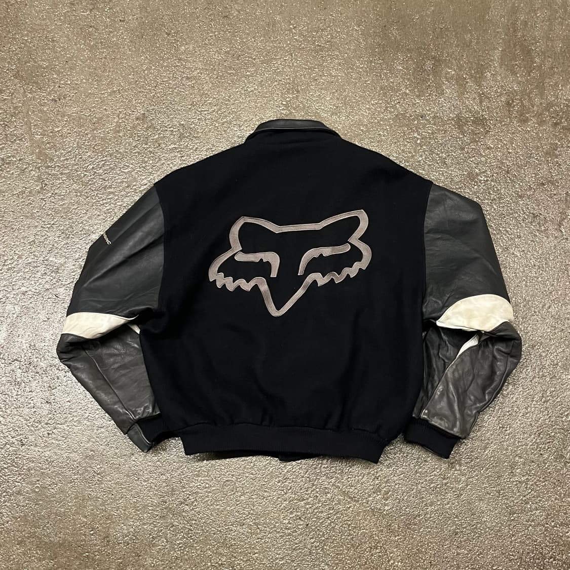 90s 폭스레이싱 빅로고 바시티 자켓 (100-105) 상품이미지1