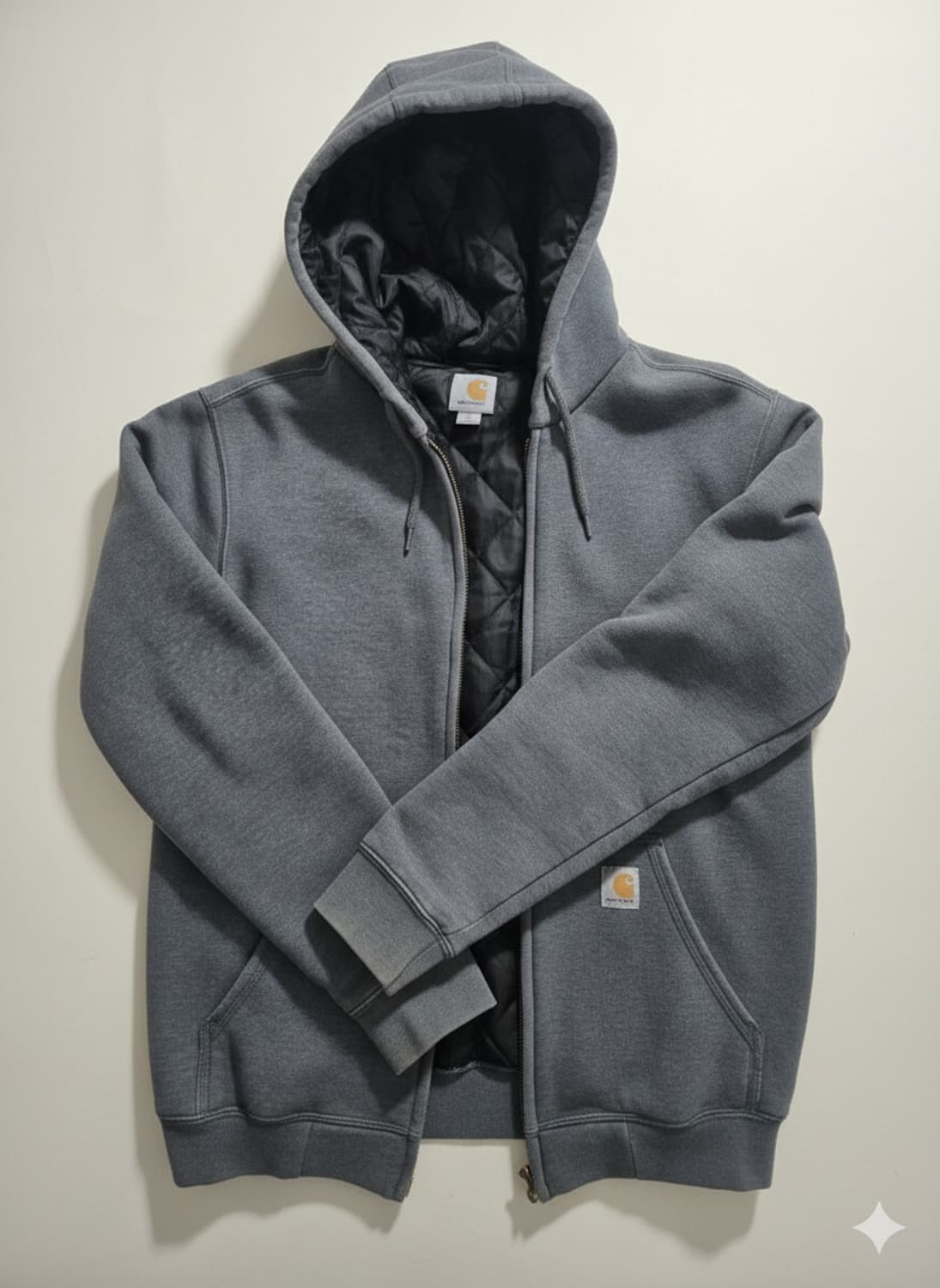 칼하트 후드집업 (퀼팅, 안감 패딩 재질) 상품이미지1