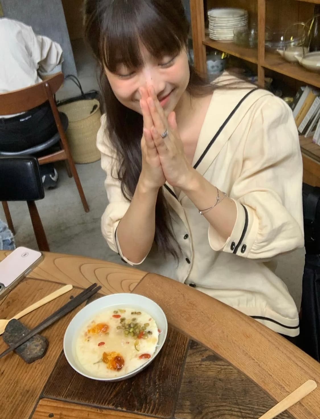 VIA 비아플레인 세일러 블라우스 아이보리 상품이미지1